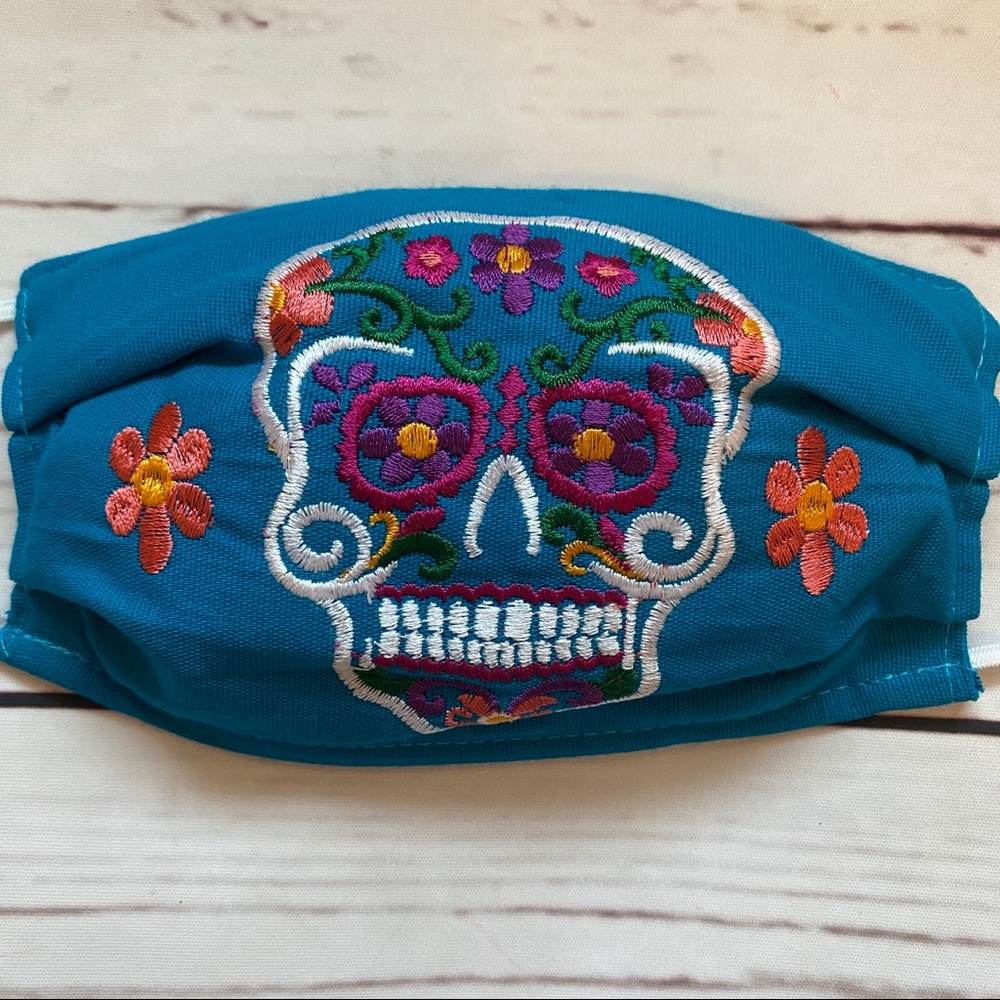 FACE MASK 🌸 MEXICAN EMBROIDERED